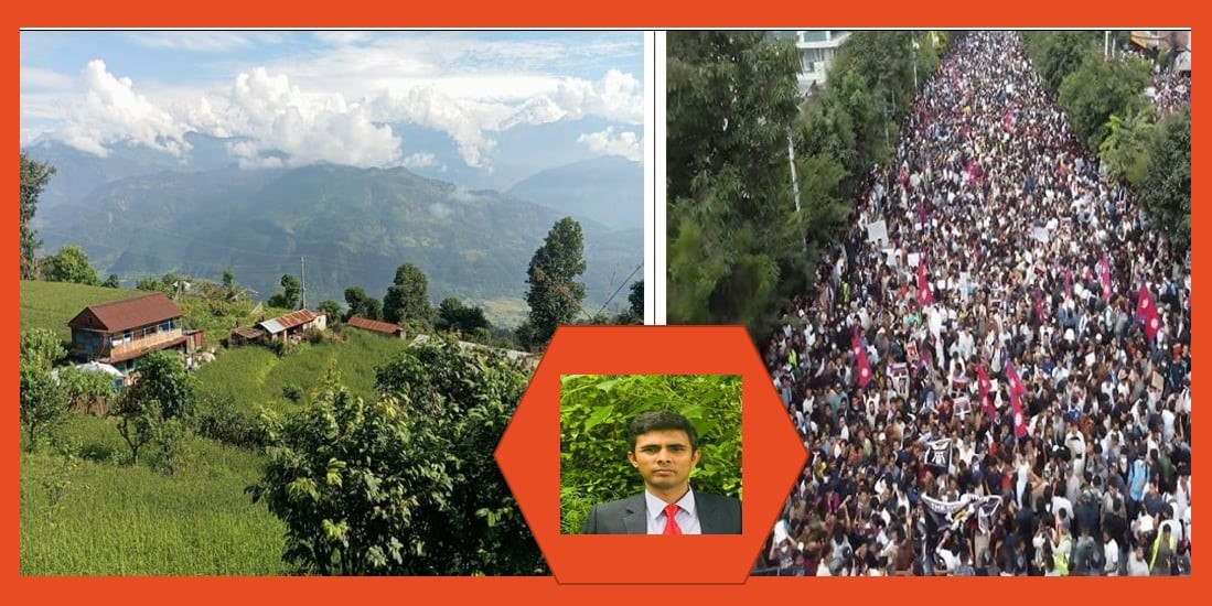 देशको दुखः गाउँ रित्ता, शहरमा अराजकता, रिसव गौतमको विश्लेषण